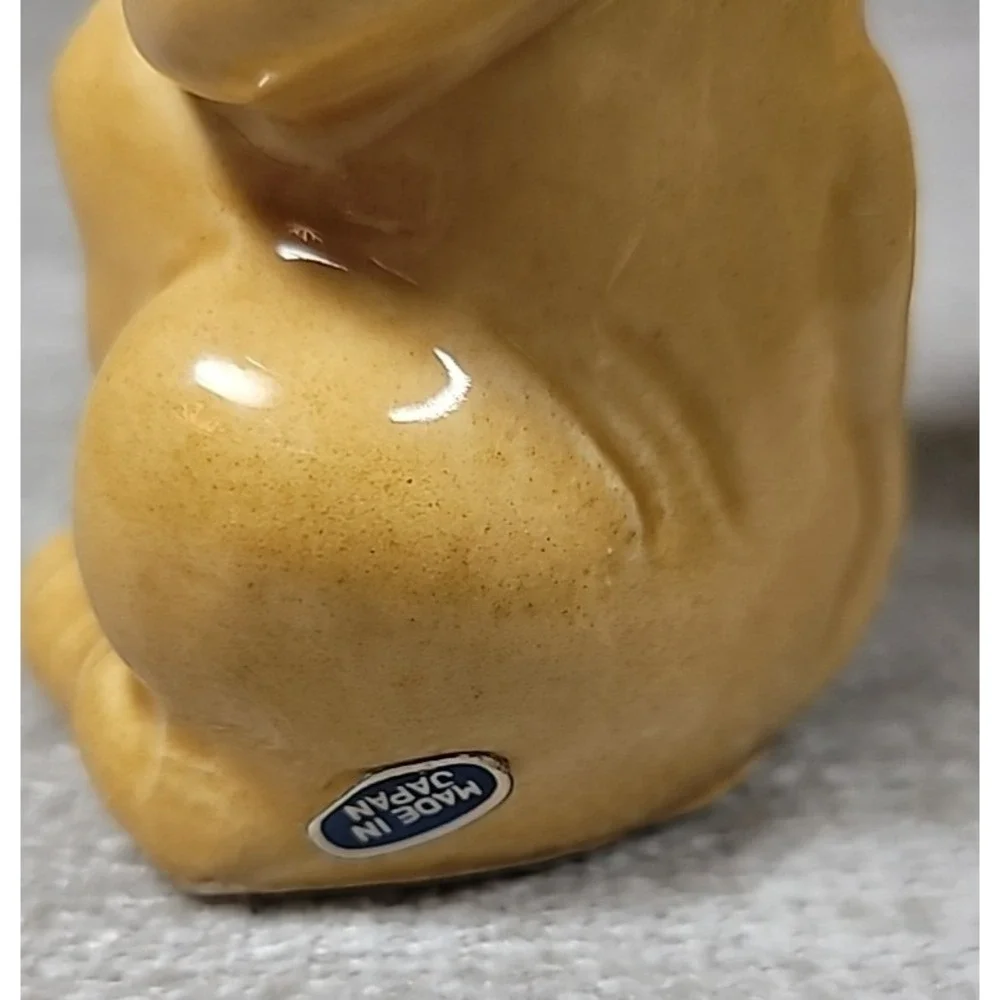 Basset Hound Dogs Sad Eyes Tear Salt & Pepper‎ Shakers  Japan MCM 4 1/4